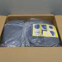 Realspring Inflatable Bean Bag Chairs Outdoor Blow up Camping Chairs Inflatable Lazy Sofa Folding Portable Bean Bag Loungers Couch for Movie Night (Dark Gray,6 Pcs)