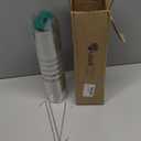 10 Pieces Plastic Moss Pole for Monstera Including 4 Pcs 24 Inch Clear Plant Poles for Indoor Climbing and 6 Pcs 15 Inch D Shape Stackable Plant Support Kit Work with Sphagnum Moss