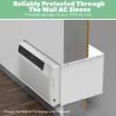 Through The Wall Air Conditioner Sleeve for 26 Inch Through The Wall Air Conditioner Units, Universal AC Wall Sleeve Cover with Ventilation Grille, Weather Resistant & Keep Out Leaves