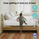 NUTIKAS Baby Bed Rail Guard for Toddlers - 70" Toddler Bed Rails for Twin, Full, Queen, King Bunk Size Bed Swing Down Bedrail Extral Tall Child Safety Side Railing Guards for Kids White
