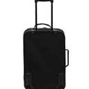 Rockland Fashion Softside Upright Luggage Set, Expandable, Black, 2-Piece (14/19) (2-Piece Set (14/19))