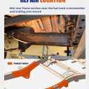 Mid-Rear Frame Rust Repair Kit Fit for 1996-2002 Toyota 4Runner