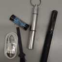 Ear Wax Removal, Earwax Removal Kit, 1296P HD Ear Cleaner with Camera, Otoscope with 6 Ear Spoon, Ear Canel Cleaning 6 LED Lights 12 Ear Tips, Ear Camera for iOS & Android, Black