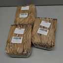 3 x 30 Sets Interlocking Bamboo Forks and Spoons, Bamboo Forks Spoons Combo Set, 3 Funtions 60 Pcs Biodegradable Disposable Cutlery for Party Camping and Serving Food