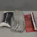 GTPLAYER Gaming Chair, Computer Chair with Footrest and Lumbar Support, Height Adjustable Game Chair with 360-Swivel Seat and Headrest and for Office or Gaming (Snow White)