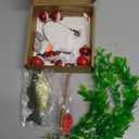 14 Pieces Fisherman Themed Decoration Gone Fishing Cake Topper for Retirement Party Supplies