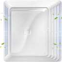 S97014094 Bathroom Fan Cover Grille and Lens for Br-oan NuTon HD50L, HD80L, 678, 679, 679FL, 679FLT, 680, 680FL, 680FLT, M680, Dimensions 11-3/4-inch x 10-5/8-inch, Lens 6-15/16-inch x 7-15/16-inch