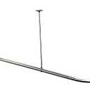 Artiwell L Shaped Shower Curtain Rod, Bathroom Bathtub Corner Shower Curtain Rod with Ceiling Support (CHROME PLATED)