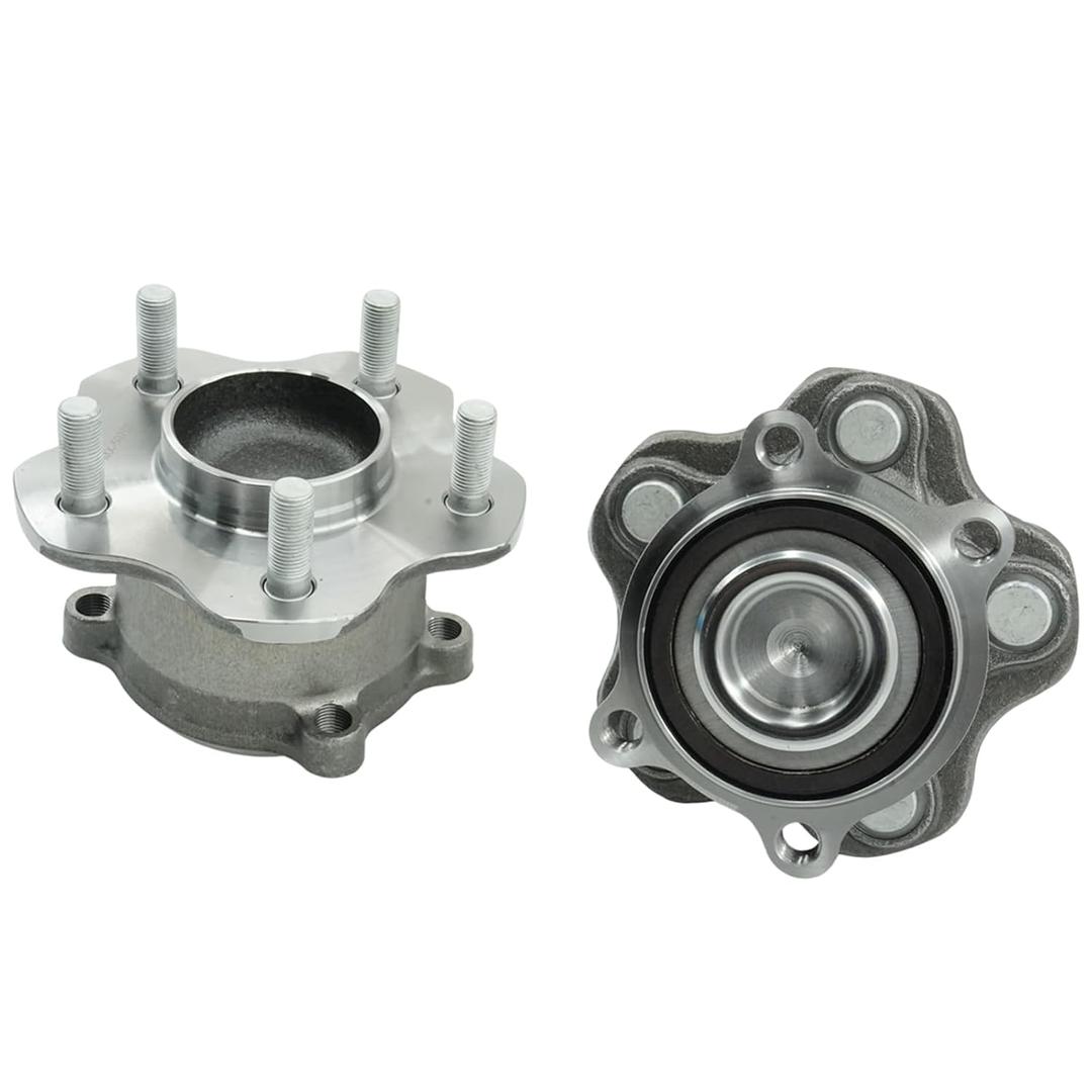 512388 2PCS Rear Wheel Bearing and Hubs Assembly Set Compatible with Nissan Altima, Maxima, Murano, Pathfinder, Mitsubishi RVR 2011, Infiniti JX35 2013, QX60 2014 2015 2016 2017 2018 2019