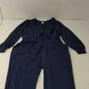  Essentials Knitted Jumpsuit Dark Blue Large 