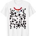Dalmatian Costume Print Dog Dalmatians Halloween Adult Kids T-Shirt, Size XS