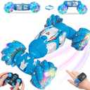 BEMITON Boys Aged 6-12 Birthday Gift Ideas- Gesture Sensing RC Stunt Car Toy for Kids, Hand-Controlled 2.4Ghz Remote Control Twist Cars, 4WD All-Terrain Off-Road Vehicle