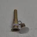 KAIYING Pop Up Drain, Bathroom Sink Drain Stopper with Overflow, Vessel Sink Drain Assembly with Detachable Basket Stopper, Anti-Explosion and Anti-Clogging Drain Strainer (Brushed Brass)