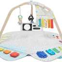 Lovevery, The Play Gym with Sensory Strands, Tummy Time Play Mat with Developmental Zones & Detachable Sensory Toys, Parent-Approved Baby Essential