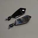 Bike Mirror Handlebar Mount 360 Adjustable 2pcs, Accessories Bike Side Mirror, E Bike Mirrors for Handlebars, Scooter Mirrors for Handlebars with Scratch Resistant Glass, E Bike Rear View Mirror