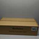 Melkelen Ceiling Fans with Lights and Remote,56in Ceiling Fan with 5-Blades,Quiet Reversible DC Motor,6 Speed, Dimmable LED Light,White Ceiling Fan for Bedroom/Living Room/Kitchen/Patio