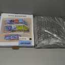 WANCHIY Upgraded Pantry Organizers and Storage- Divided Compartment Holder for Foil and Plastic Wrap Organizer- Kitchen Organizers and Storage for Aluminum Foil, Wraps, Box- Organization and Storage