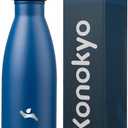 Insulated Water Bottles,12 oz Double Wall Stainless Steel Vacumm Metal Flask for Sports Travel,Blue
