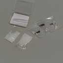 3 Sizes Vampire Fangs Teeth with Adhesive2 Teeth Glue Vampire Accessories for Cosplay Party Props Halloween Christmas Party