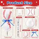 Seenelling 72 Pcs Baseball Party Favors Bulk for Kids Toys Lollipop Stationery Set Contains Baseball Beach Balls Stress Balls Pencils for Kid Birthday Gift Classroom Prizes Set Goodie Bag Fillers