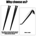 BOXOB 100pcs Drip Irrigation Support Stakes, Ideal for 1/4 Inch Tubing Drip Hold System Parts Supplies for Vegetable Flower Beds Lawn Indoor Outdoor Use