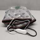 Extra Large Dog Heating Pad 47x30 in with Smart Thermostat Switch and Power Line Protection Tube,Obtained MET and UL Dual Certification,Waterproof Pet Heating pad-Paw Print