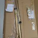 1 1/4 Diam Large Room Darkening Rods, 28-48Inch(2.33-4ft) Length Telescoping Wrap Around Curtain Rods For Bedroom Living Room Kitchen, Warm Gold