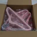 HOUSE DAY 14 Inch Kids Velvet Hangers 50 Pack, Durable Big Kids Hangers, Non Slip Kid Felt Hanger for Youth, Cute Childrens Hanger for Closet, Pink