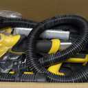 Drywall Sander, Electric Drywall Sander with Vacuum, Automatic Dust Removal, 7 Variable Speed, 900-1800RPM, 26 Power Cord, Labor-Saving Handle and Patented Fixture for Ceiling Sanding, LED Light