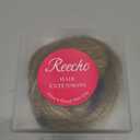 REECHO Side Air Bangs, 12 inch Long Wavy Curly Clip in Bangs Front Side Bangs for Women Daily Use 2 PCS Set Long Temples (Dark Blonde)