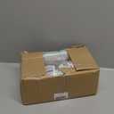 Glitzhome Christmas Stocking Holder, Set of 2 Gold Resin Standing & Sitting Reindeer Hanger Hooks for Fireplace Counter Window Xmas Holiday Decoration