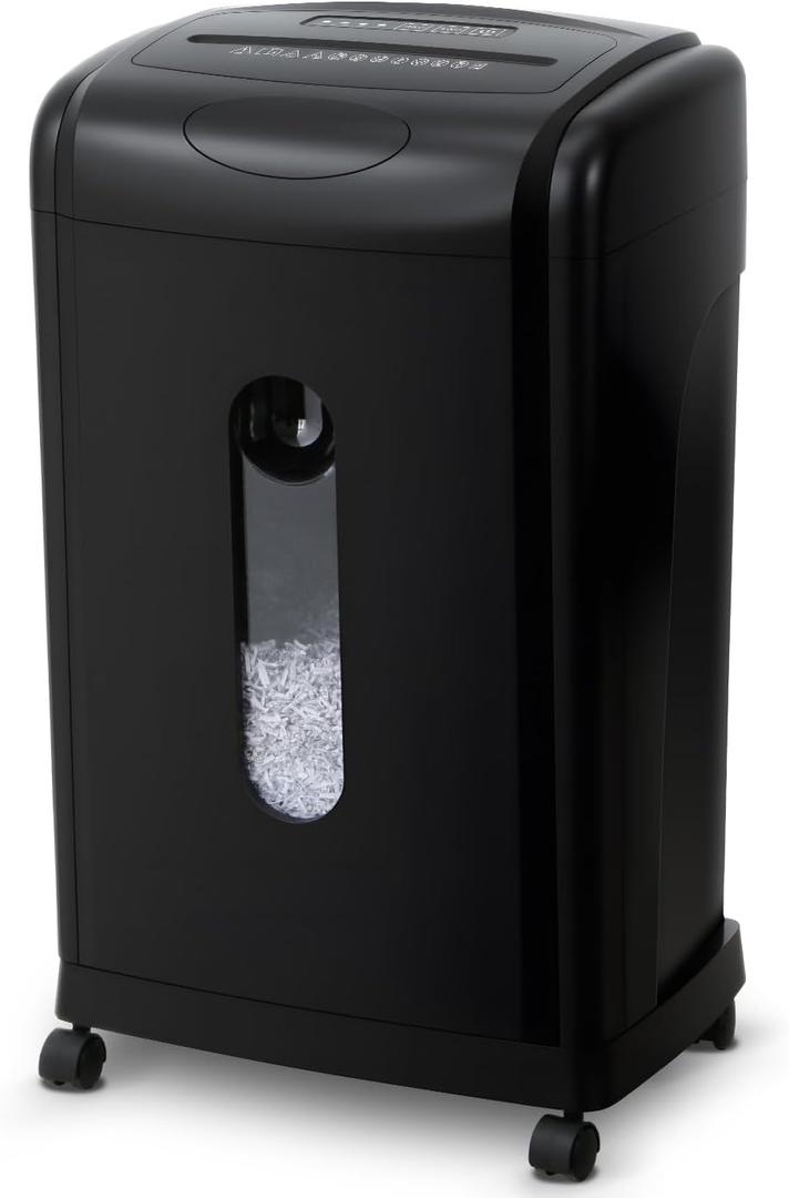 Ultra Low Noise 48dB Micro Cut Paper Shredder for Home Office