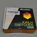 GLORIOUS Kailh Copper Mechanical Keyboard Switches - 120 Pack - Speed Tactile, 40g Actuation Force, Fast Response, for Gaming & Typing