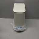 Cesun Small Bathroom Trash Can with Lid Soft Close, Step Pedal, 6 Liter / 1.6 Gallon Stainless Steel Garbage Can with Removable Inner Bucket, Anti-Fingerprint Finish (Creamy White)