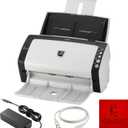 FI-6130 Fujitisu Document Scanner ADF - Duplex Sheet-Fed Document Scanner with 24V, USB 2.0 Cable & Microfiber Cleaning Cloth 
