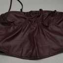 Milumia Women's Pu Leather Cami Top Spaghetti Strap Y2k Party Cropped Tank Tops Size M/L