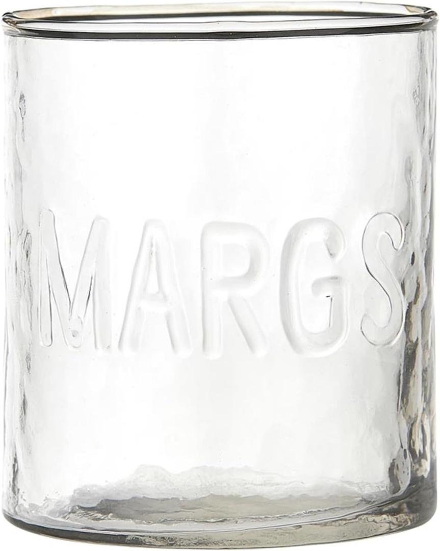 Santa Barbara Design Studio Hammered Margarita Cocktail Glass, 8.45-Ounce, Margs