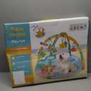 Puppy Play Gym - Dog & Cat Activity Mat with Squeaky Toys - Interactive Sensory Mat for Pets (Suitable for Dogs & Cats Up to 25 lbs)