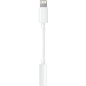 Apple MFi Certified Lightning to 3.5mm Headphone Jack Adapter -Premium Audio Quality & DAC Chip for Music Listening Car, Gym, Home Office, Compatible with iPhone 14/13/12/11/X/8/7 1Pack (White)