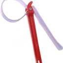 Strap Wrench 12" Handle Adjustable Nylon Strap Pipe Wrench Oil Filter Strap Opener Wrench Disassembly Tool Handle