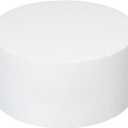 Crafare Round Foam Cake Dummies 12x6 Inch Polystyrene Circle Dummy Cake Set for Wedding Birthday Cakes Crafting Modeling Art Project Displays
