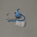 Interactive Electric Automatic Rolling Moving USB Rechargeable Self Activated Play Stimulation Toy Smart Chase Teaser Ball with Speedy Tail Rope for Bored Adult Indoor Cats Puppy Dogs, Blue