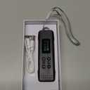 Nuclear Radiation Detector with HD LCD Display, High Sensitivity Geiger Counter for  X  Ray - Sound Light Alarm, Fast Response, Portable Safety Monitor (Black)