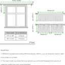 NICETOWN Green White Buffalo Plaid Valance for Windows, Linen Sheer Cafe Curtain Check Rod Pocket Rustic Farmhouse Kitchen Window Treatment for Living Room Bedroom, 1 Panel, 42" W x 18" L