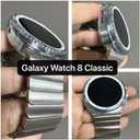 KADES Stainless Steel Band Compatible with Galaxy Watch 8 Classic 46mm, Ultra 47mm, Watch 8/7/6/5/4 40mm/44mm, 6/6 Classic/5 Pro 43mm/47mm/45mm/42mm/46mm, Classic Business Band for Galaxy Watch