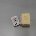 US to UK Plug Adapter, TESSAN Type G Travel Converter with 3 USB Charger(1 USB C Port), 4 Outlets Power Adaptor for USA to Qatar Ireland Hong Kong England Scotland Kenya Dubai London British