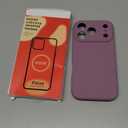 Vooii Magnetic for iPhone 17 Pro Case, Compatible with Magsafe (Premium Liquid Silicone) (Integrated Camera Control Button) Full Body Protective Anti-Scratch Microfiber Lining 6.3", Lavender Purple