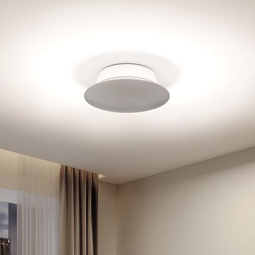 Homelist YX1 4300LM(60W) Indirect Lighting Ceiling Light, Compact 8" Flush Mount Ceiling Light, Dual-Core Eye Protection Ceiling Light Fixture, CRI 97, Fast Installation - IF Design Award Winner