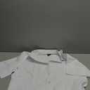 Siliteelon Women's Button Down Shirts Long Sleeve Dress Shirts Wrinkle Free Collared Work Office Solid Blouses Corset Tops - White S