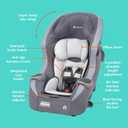 Baby Trend Trooper Slim 3-in-1 Convertible Car Seat, Dash Grey Slim Fit, 3-in-1 Growth Modes, Lightweight Design, Adjustable Comfort Padding, Manufacture Date: 03/10/2026